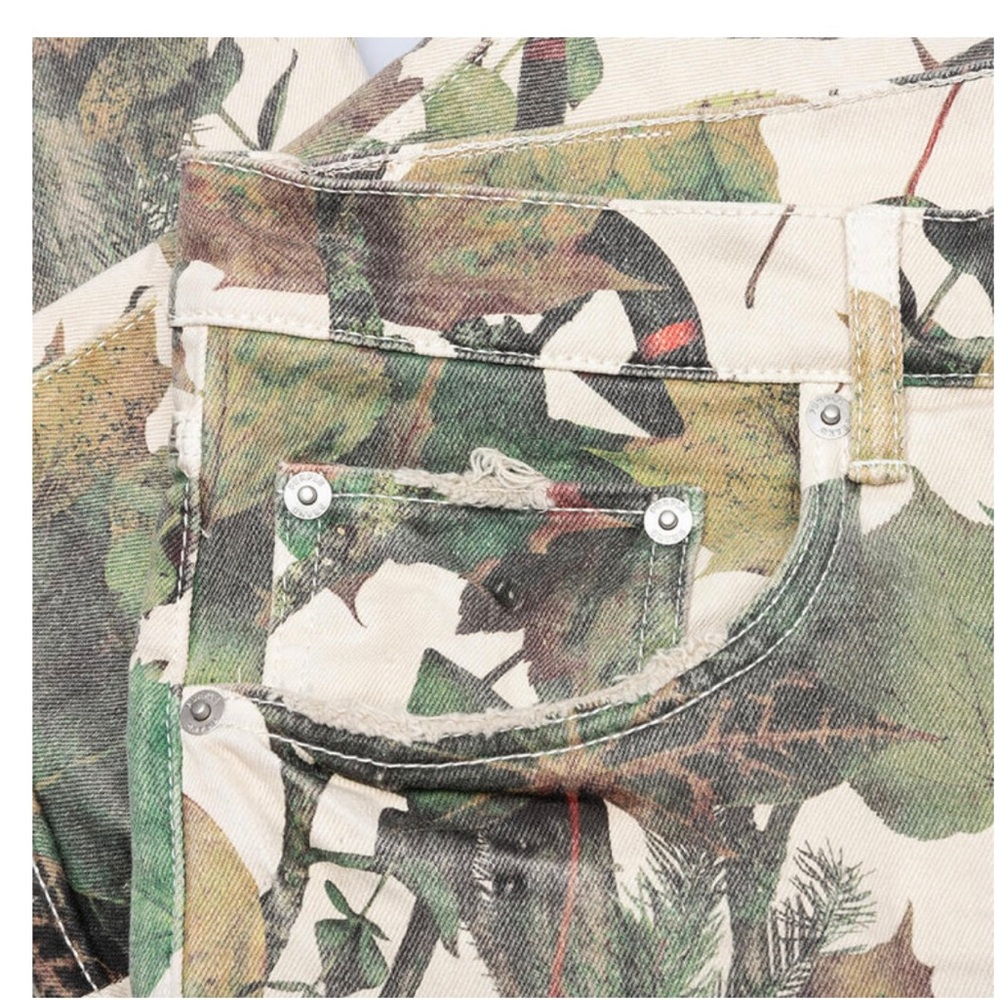 Leaf Print Pants - image 3